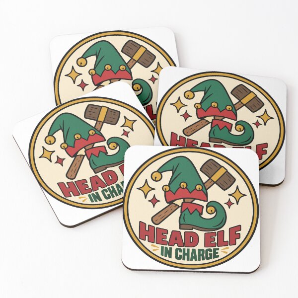 Item preview, Elf Gift - Head Elf In Charge designed and sold by RedRubyBubble.