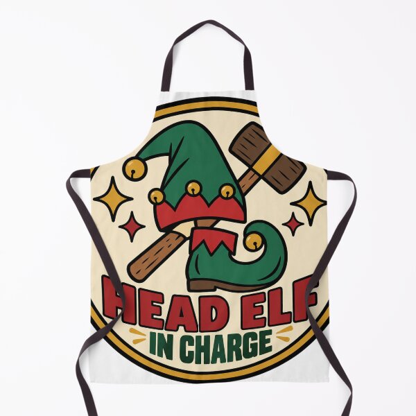 Item preview, Elf Gift - Head Elf In Charge designed and sold by RedRubyBubble.