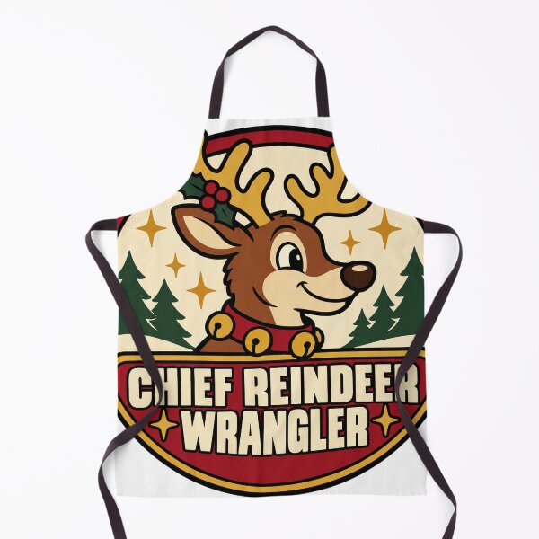 Item preview, Reindeer Gift - Chief Reindeer Wrangler designed and sold by RedRubyBubble.