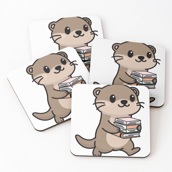 Item preview, Cute animal reading  designed and sold by AfterHourNotes.