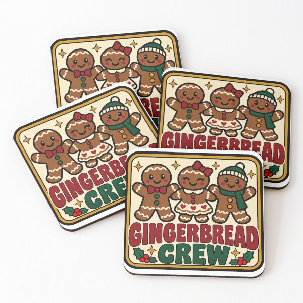 Item preview, Gingerbread Gift - Gingerbread Crew designed and sold by RedRubyBubble.