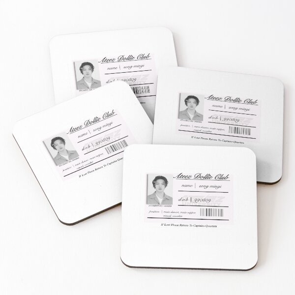 Item preview, Ateez Mingi School ID Sticker   designed and sold by daintymingi.