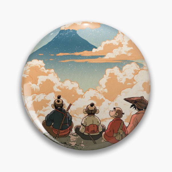 Item preview, Samurai Warriors Poster | Japanese Fantasy Art Print Red Aesthetic designed and sold by Affiches29 Animé .