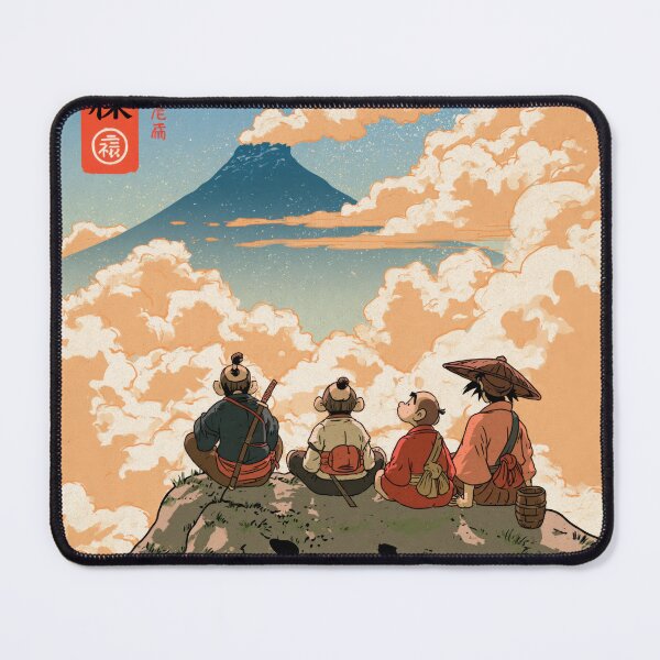 Item preview, Samurai Warriors Poster | Japanese Fantasy Art Print Red Aesthetic designed and sold by Affiches29 Animé .