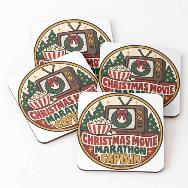 Item preview, Christmas Movie Gift - Christmas Movie Marathon Captain designed and sold by RedRubyBubble.