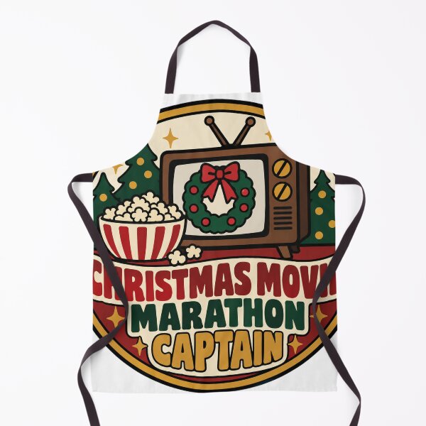 Item preview, Christmas Movie Gift - Christmas Movie Marathon Captain designed and sold by RedRubyBubble.