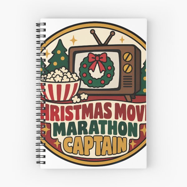 Item preview, Christmas Movie Gift - Christmas Movie Marathon Captain designed and sold by RedRubyBubble.