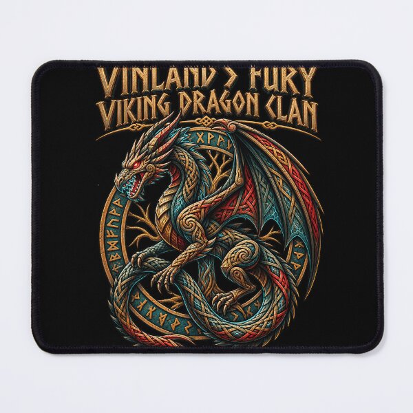 Item preview, Vinland’s Fury – Viking Dragon Clan | Norse Fantasy Dragon Art designed and sold by WINY STUDIO.
