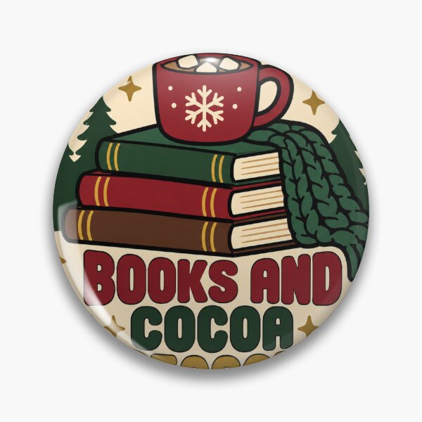 Item preview, Librarian Gift - Books And Cocoa Season designed and sold by RedRubyBubble.