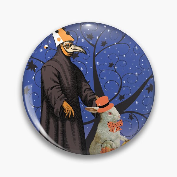 Item preview, Plague Doctor and Rabbit Trick or Treat designed and sold by GrayHareCards.