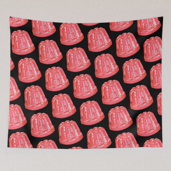 Item preview, Pink Jelly Mold Pattern - Black designed and sold by Kelly  Gilleran.
