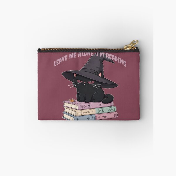 Item preview, Leave Me Alone Im Reading Witch Black Cat Book designed and sold by CraftyValley.