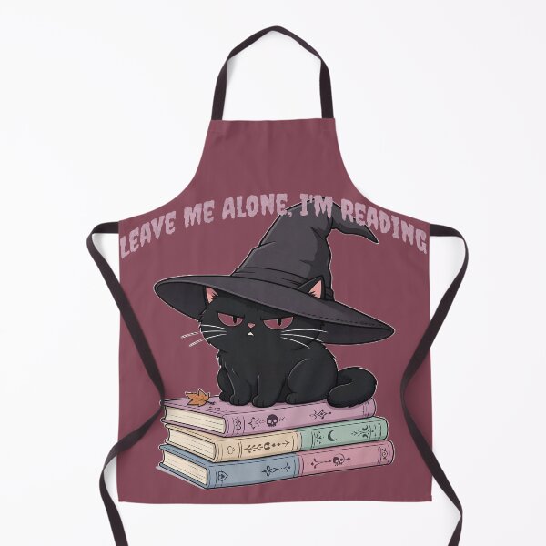 Item preview, Leave Me Alone Im Reading Witch Black Cat Book designed and sold by CraftyValley.