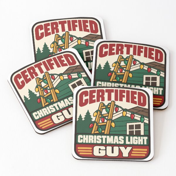 Item preview, Dad Gift - Certified Christmas Light Guy designed and sold by RedRubyBubble.