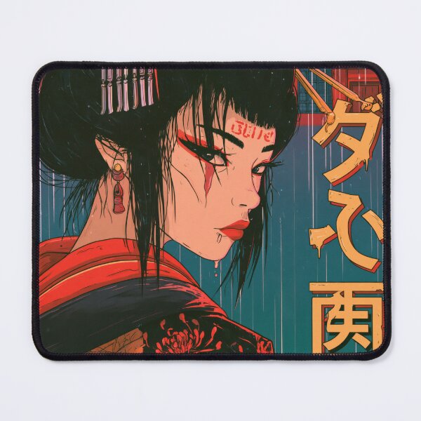 Item preview, Samurai Warriors Poster | Japanese Fantasy Art Print Red Aesthetic designed and sold by Affiches29 Animé .