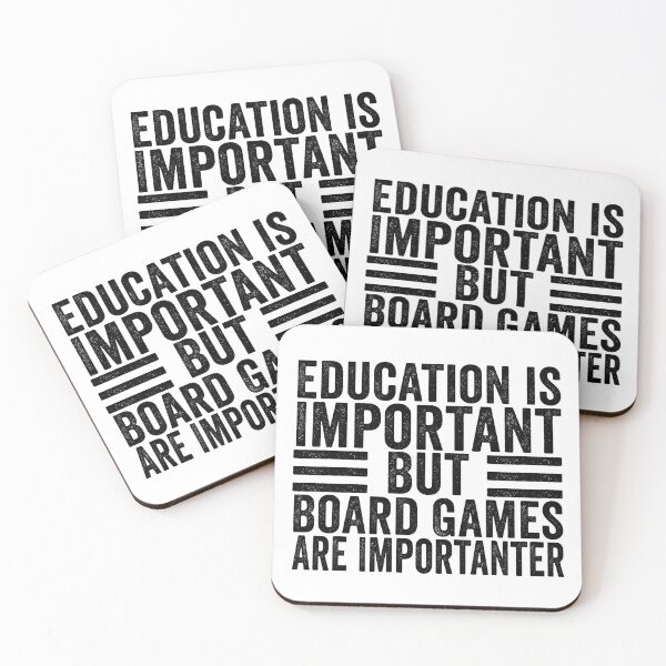 Item preview, Education Is Important But Board Games Are Importanter Funny Board Game Lover Humor designed and sold by 76Valeria.