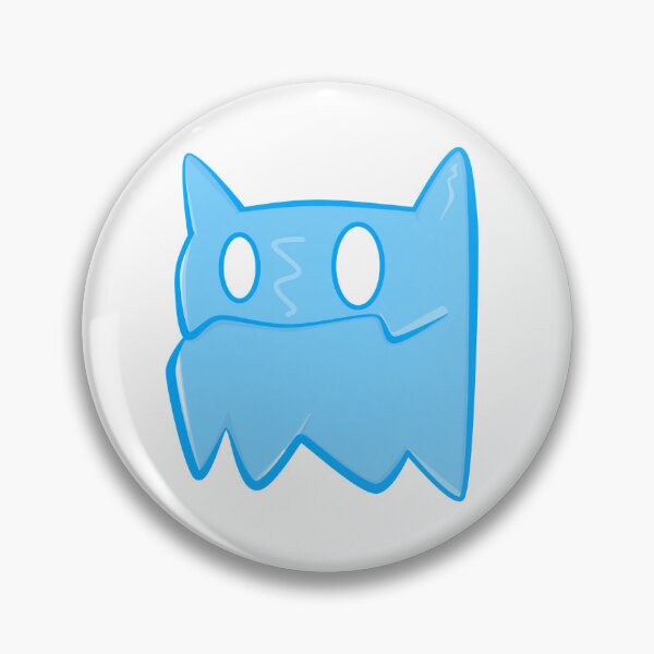 Item preview, Spoopy Ghost Blue Ghost Cat designed and sold by Nariiet.