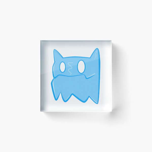 Item preview, Spoopy Ghost Blue Ghost Cat designed and sold by Nariiet.