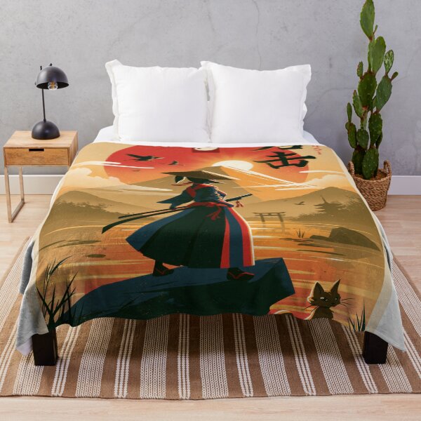 Item preview, Samurai Warriors Poster | Japanese Fantasy Art Print Red Aesthetic designed and sold by Affiches29 Animé .
