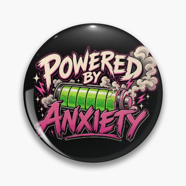Item preview, Powered by Anxiety designed and sold by ItssMeSammie.