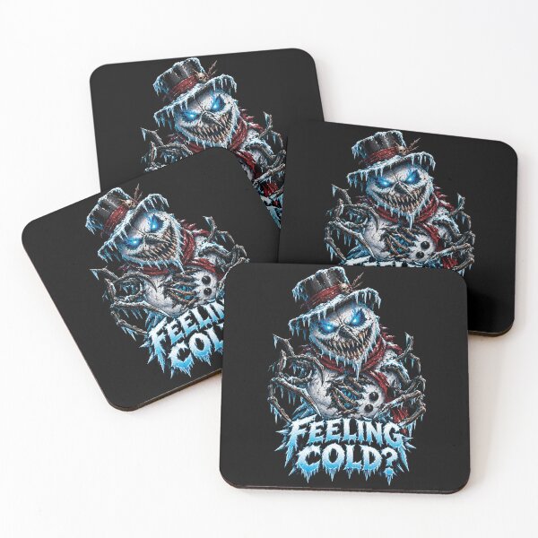 Item preview, Feeling Cold Creepy Evil Snowman Horror Winter designed and sold by CrazySzoopWorld.