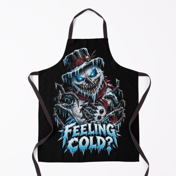 Item preview, Feeling Cold Creepy Evil Snowman Horror Winter designed and sold by CrazySzoopWorld.