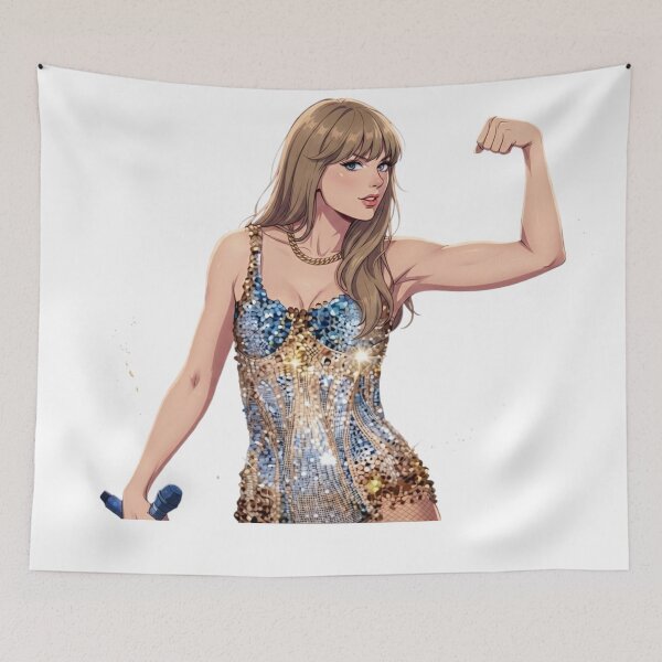 Item preview, The Eras Tour - The Man Pose Anime Style Art designed and sold by LogicLoop.