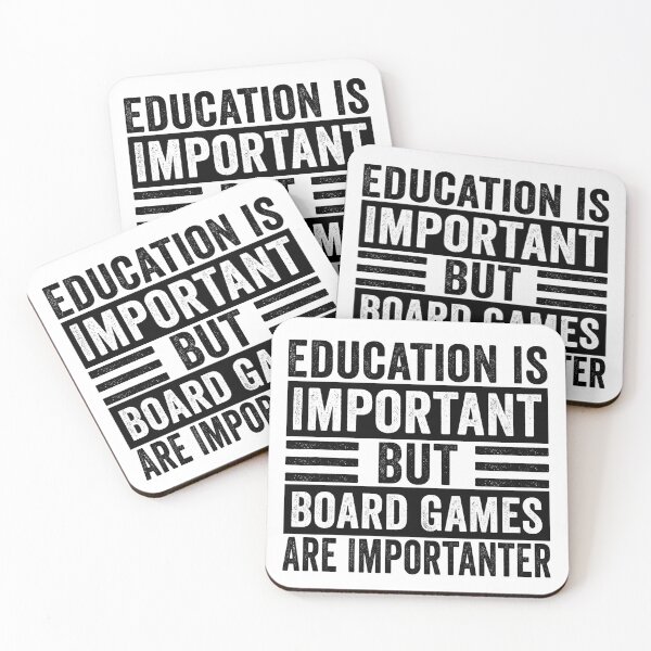 Item preview, Education Is Important But Board Games Are Importanter Funny Board Game Lover Humor designed and sold by 76Valeria.