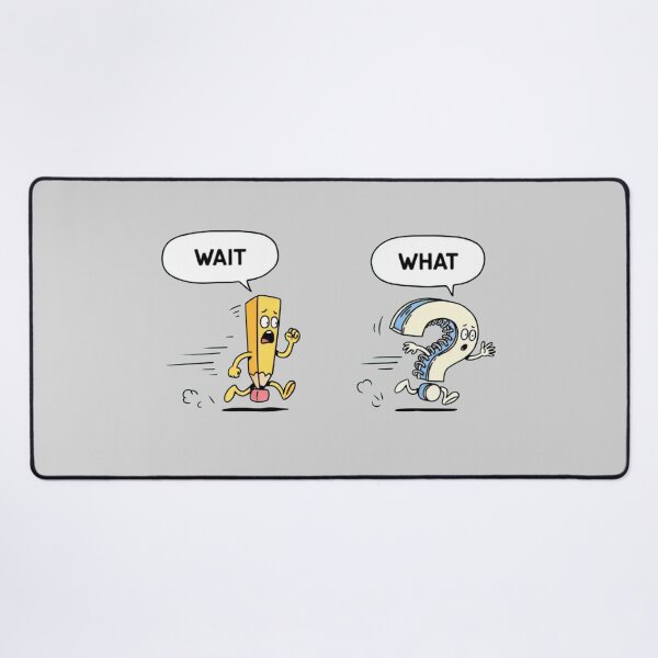 Item preview, Wait -What funny Pencil & Notebook cartoon characters designed and sold by SharingLove.