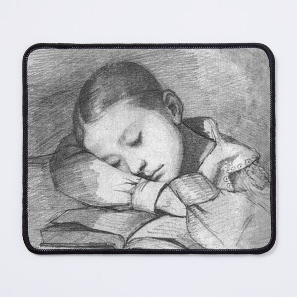 Item preview, Portrait of Juliette Courbet as a Sleeping Child designed and sold by SharonTheFirst.