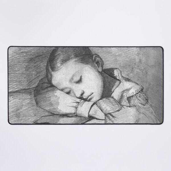 Item preview, Portrait of Juliette Courbet as a Sleeping Child designed and sold by SharonTheFirst.
