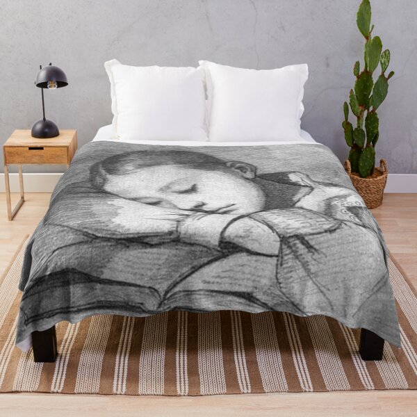 Item preview, Portrait of Juliette Courbet as a Sleeping Child designed and sold by SharonTheFirst.
