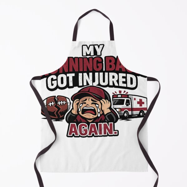 Item preview, Fantasy Football Gift - My Running Back Got Injured Again designed and sold by RedRubyBubble.