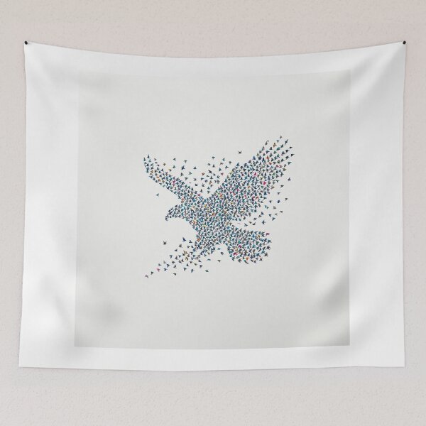Item preview, Birds Making Silhouette Of One Large Bird designed and sold by Home Decor Art.