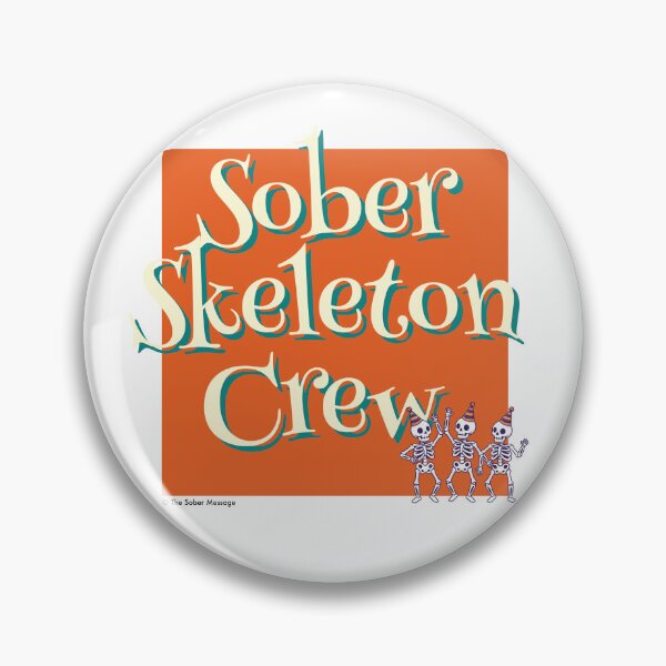 Item preview, Sober Skeleton Crew Halloween Design designed and sold by ApexDesigners.