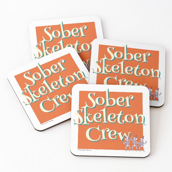 Item preview, Sober Skeleton Crew Halloween Design designed and sold by ApexDesigners.