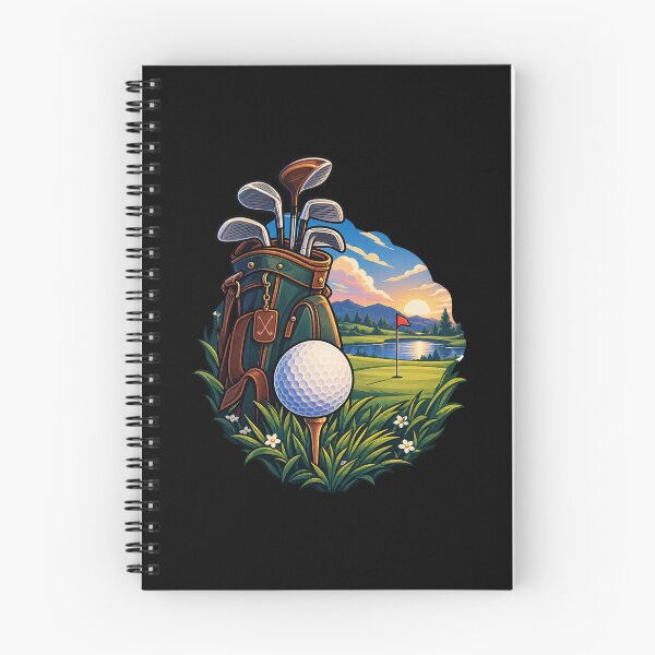 Item preview, Vintage Golf Bag Sunset – Golf Lover & Golfer Gift Design designed and sold by Rosteri.