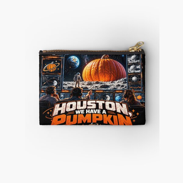 Item preview, Houston We Have a Pumpkin – Mission Control Giant Pumpkin on the Moon designed and sold by DansCreations42.
