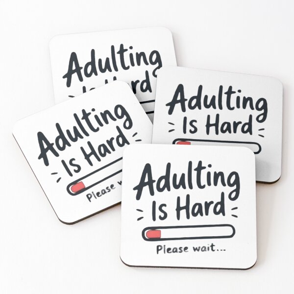 Item preview, Adulting is Hard (1 Star Review) designed and sold by Stefan Manuel.