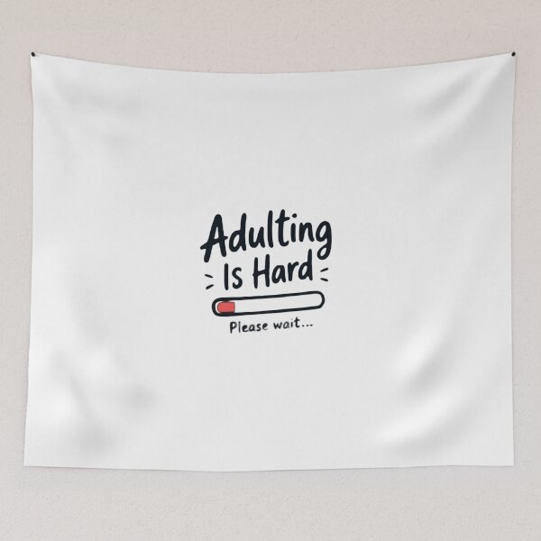 Item preview, Adulting is Hard (1 Star Review) designed and sold by Stefan Manuel.