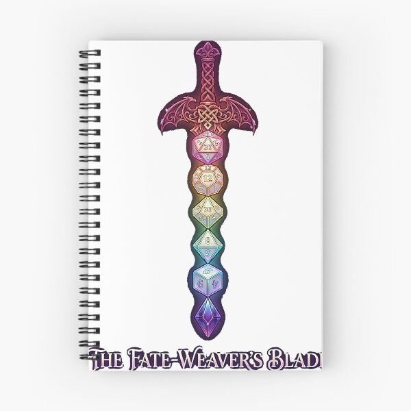 Item preview, Dice Set Sword RPG Tabletop Games designed and sold by weirdcountry.
