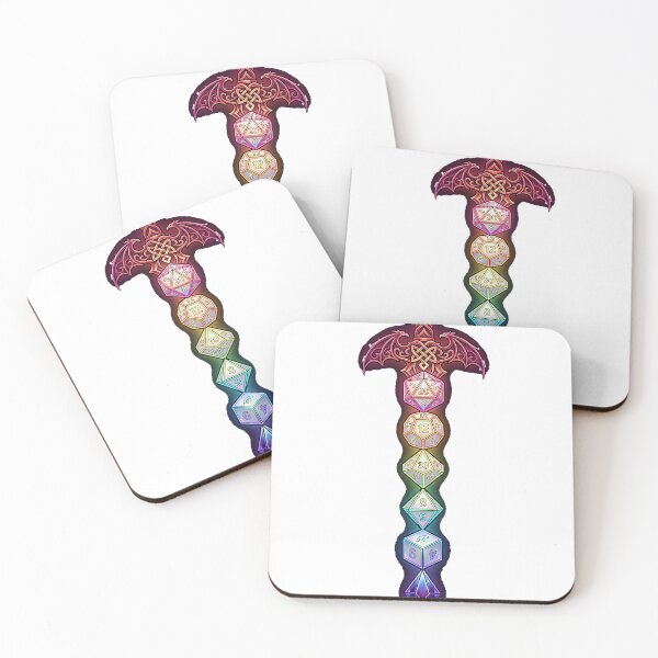 Item preview, Dice Set Sword RPG Tabletop Games designed and sold by weirdcountry.