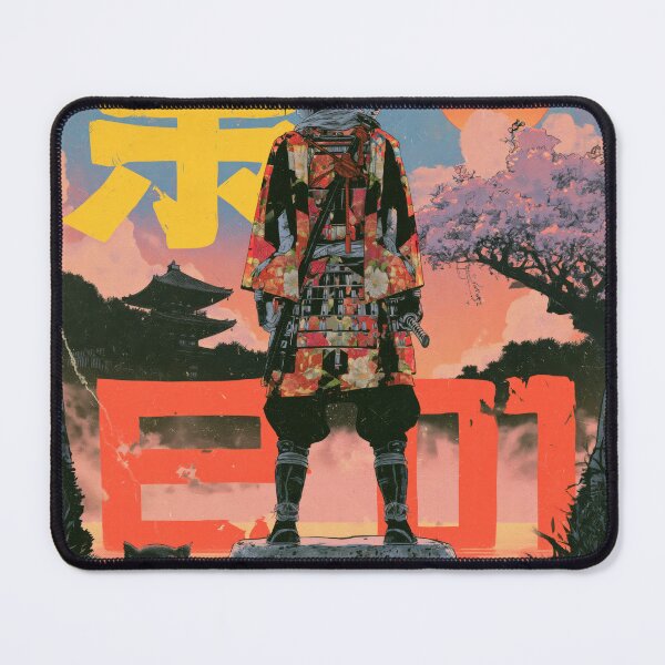 Item preview, Samurai Warriors Poster | Japanese Fantasy Art Print Red Aesthetic designed and sold by Affiches29 Animé .