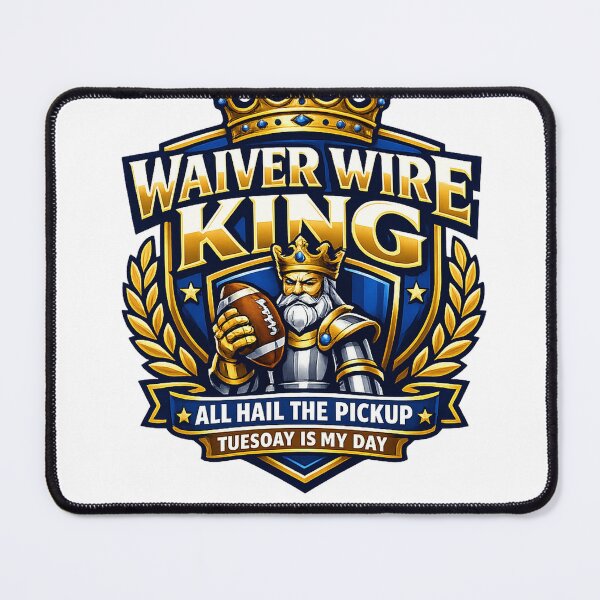 Item preview, Fantasy Football Gift - Waiver Wire King designed and sold by RedRubyBubble.