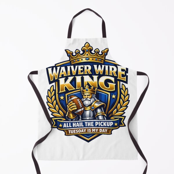 Item preview, Fantasy Football Gift - Waiver Wire King designed and sold by RedRubyBubble.