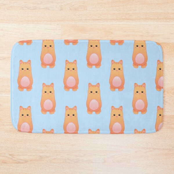 Item preview, Pattern of Cute Pastel Baby Orange Cat - Kawaii Chibi illustration designed and sold by Agamaji.