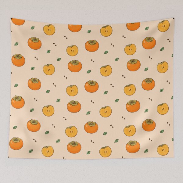 Item preview, Cute Persimmon Fruit designed and sold by mycute-stickers.