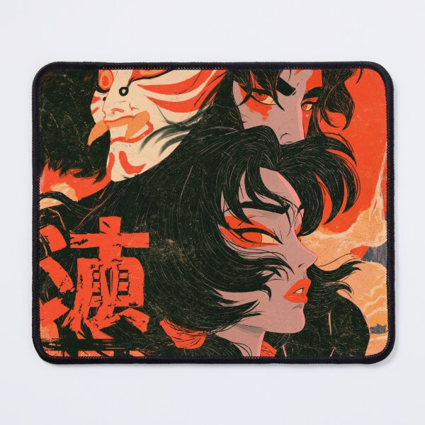 Item preview, Samurai Warriors Poster | Japanese Fantasy Art Print Red Aesthetic designed and sold by Affiches29 Animé .