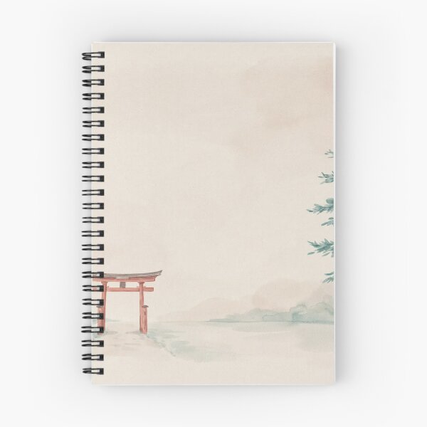 Item preview, Japandi Style Torii Gate Dusk Minimalist Landscape Illustration Vector designed and sold by Shutter-Dragon.