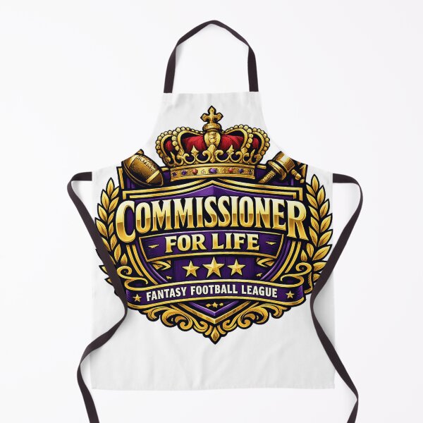 Item preview, Fantasy Football Gift - Commissioner For Life designed and sold by RedRubyBubble.